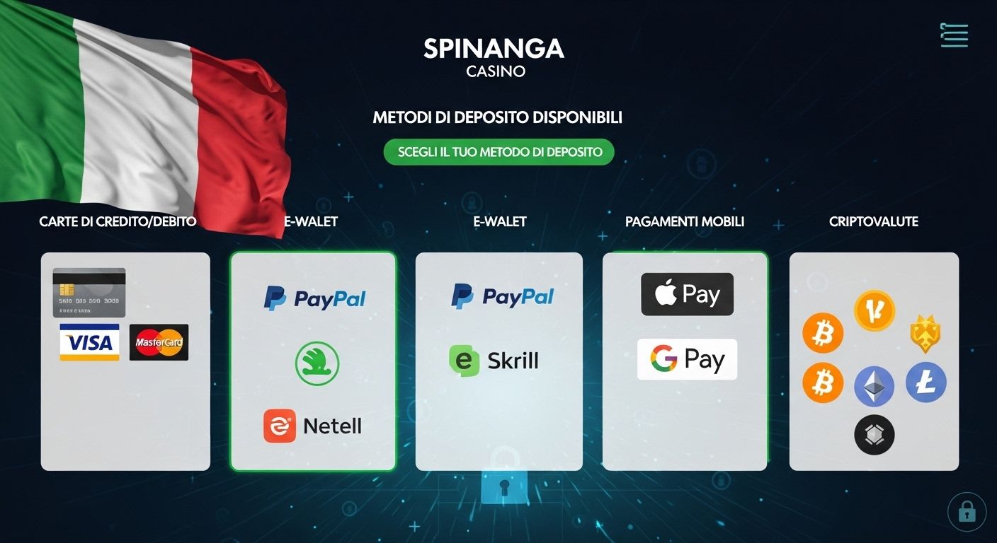 Metodi di deposito disponibili deposit not working
